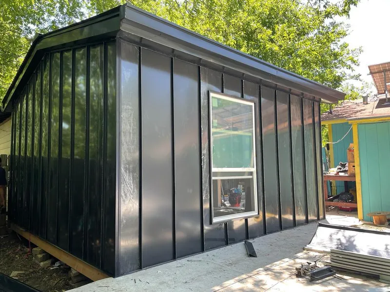 Black standing seam metal wall panels for Roof Inspection in Millersville